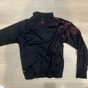 Adidas windbreaker black